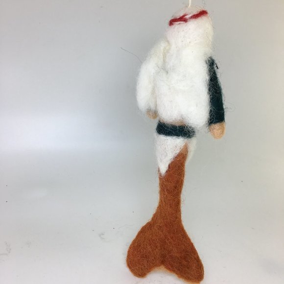 6 for $20 SALE Nepal Wool Mermaid Ornament - Picture 3 of 5